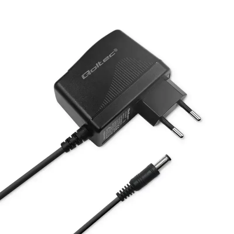 Qoltec 52397 maitinimo adapteris su kištuku, 24 W, 12 V, 2 A, 5,5 x 2,1 mm