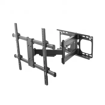 Sieninis TV laikiklis Cabletech LEC-UCH0205 37–70 colių, VESA 600x400, apkrova 60 kg, juodas