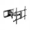 Sieninis TV laikiklis Cabletech LEC-UCH0205 37–70 colių, VESA 600x400, apkrova 60 kg, juodas