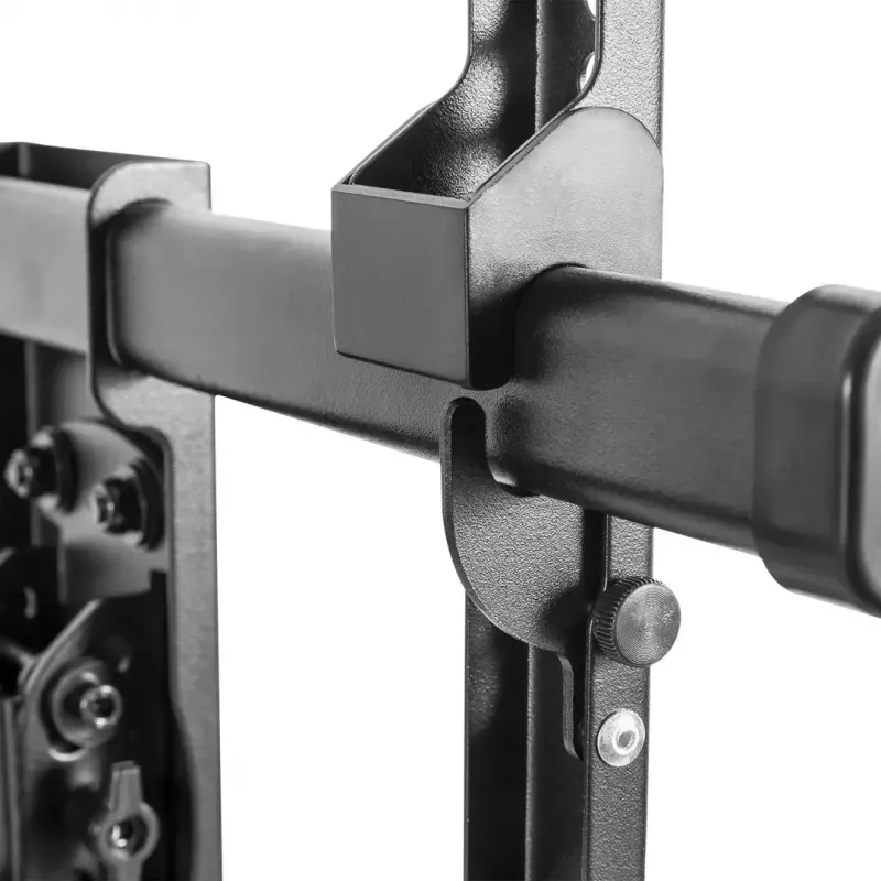 Sieninis TV laikiklis Cabletech LEC-UCH0205 37–70 colių, VESA 600x400, apkrova 60 kg, juodas