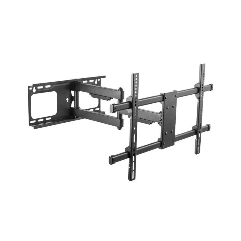 Sieninis TV laikiklis Cabletech LEC-UCH0205 37–70 colių, VESA 600x400, apkrova 60 kg, juodas