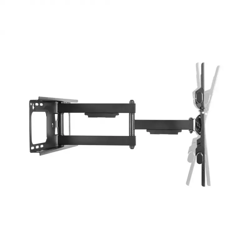 Sieninis TV laikiklis Cabletech LEC-UCH0205 37–70 colių, VESA 600x400, apkrova 60 kg, juodas