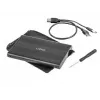 Išorinis HDD/SSD dėklas uGo Marapi S120 Black 2,5 colio