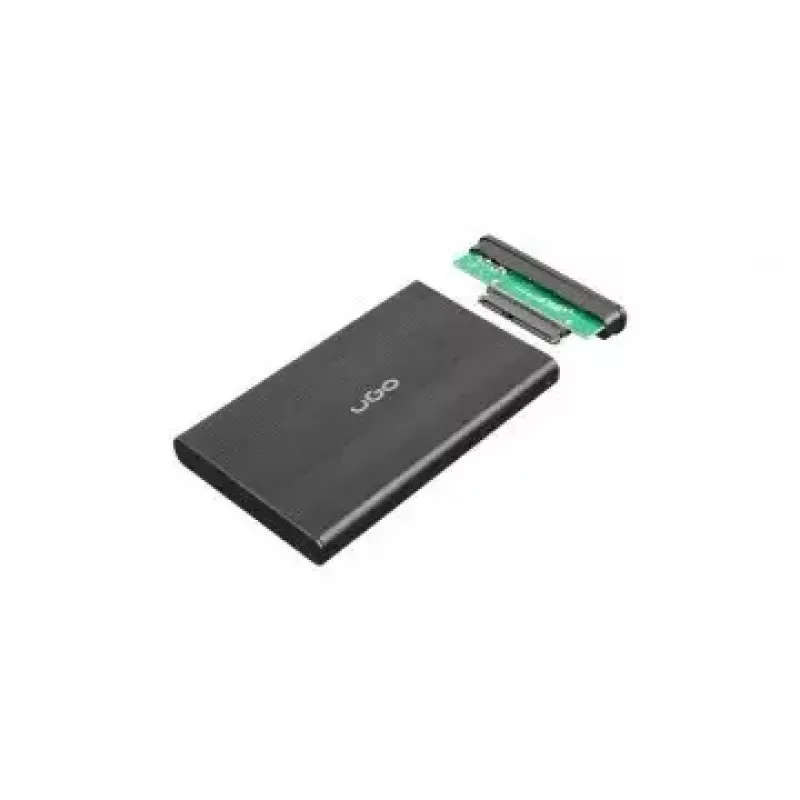Išorinis HDD/SSD dėklas uGo Marapi S120 Black 2,5 colio