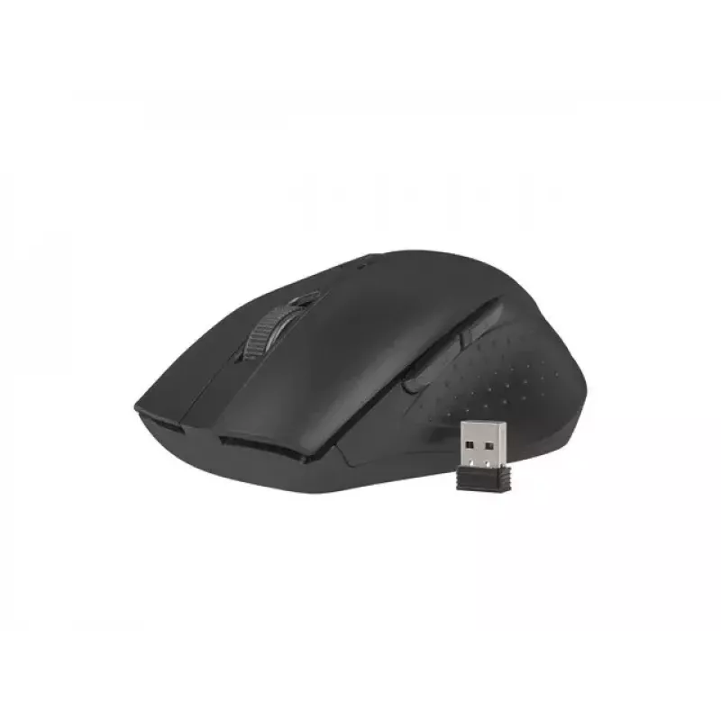 Belaidis klaviatūros ir pelės rinkinys NATEC Stingray NZB-1440 — RF belaidis, pilno dydžio 108 klavišų QWERTY, JAV anglų, juodas