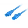 LANBERG tinklo laidas Cat6a RJ-45 – RJ-45 S/FTP LSZH, 1 m, mėlynas