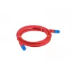 LANBERG RJ-45 Cat6a jungiamasis kabelis PCF6A-10CC-0100-R, 1 m, S/FTP, CCA, LSZH, raudonas