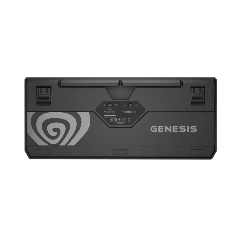GENESIS Thor 230 TKL klaviatūra žaidimams USB + RF belaidis + Bluetooth QWERTY Juoda