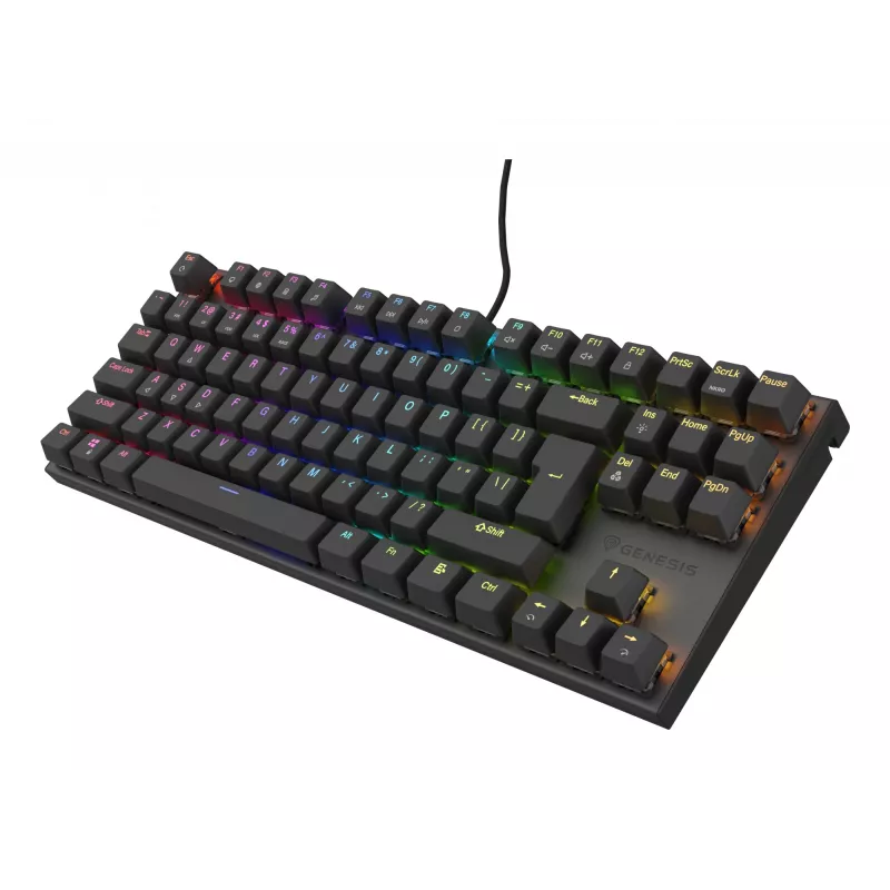 GENESIS Thor 303 TKL klaviatūra Gaming USB QWERTY US English Juoda
