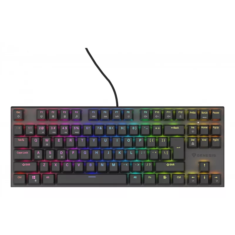 GENESIS Thor 303 TKL klaviatūra Gaming USB QWERTY US English Juoda
