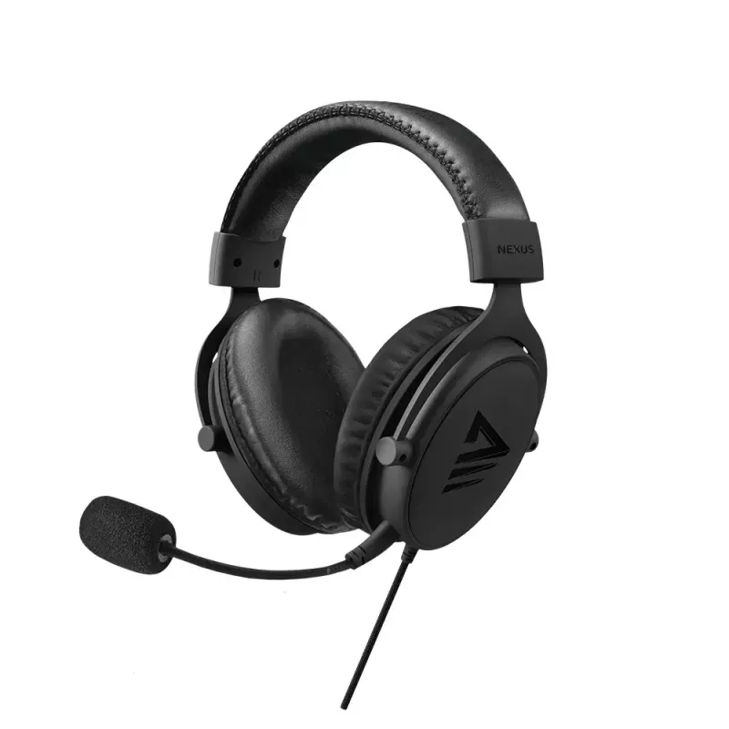 Ausinės Savio NEXUS Wired Gaming juodos