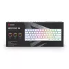 Mechaninė klaviatūra Savio WHITEOUT X2 RED Gaming USB QWERTY 61 klavišų
