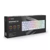 Mechaninė klaviatūra Savio WHITEOUT X2 RED Gaming USB QWERTY 61 klavišų