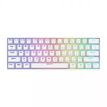 Mechaninė klaviatūra Savio WHITEOUT X2 RED Gaming USB QWERTY 61 klavišų