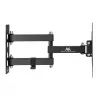 Sieninis laikiklis MACLEAN MC-700N VESA 200x200, 23–43 colių ekranams, max 30 kg, juodas