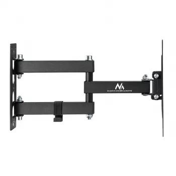 Sieninis laikiklis MACLEAN MC-700N VESA 200x200, 23–43 colių ekranams, max 30 kg, juodas