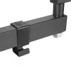 Sieninis laikiklis MACLEAN MC-700N VESA 200x200, 23–43 colių ekranams, max 30 kg, juodas