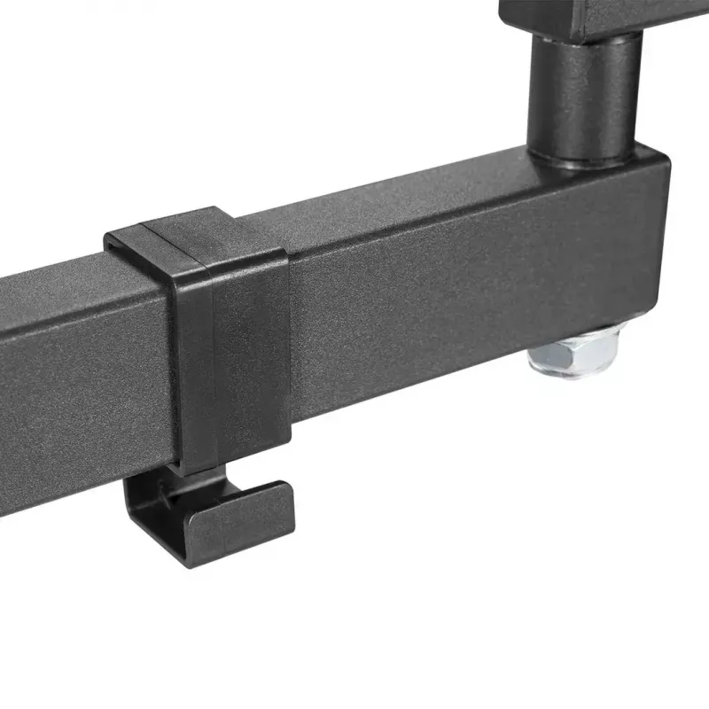 Sieninis laikiklis MACLEAN MC-700N VESA 200x200, 23–43 colių ekranams, max 30 kg, juodas
