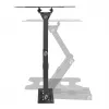 Sieninis laikiklis MACLEAN MC-700N VESA 200x200, 23–43 colių ekranams, max 30 kg, juodas