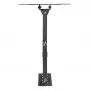 Sieninis laikiklis MACLEAN MC-700N VESA 200x200, 23–43 colių ekranams, max 30 kg, juodas