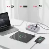 Maitinimo juosta MACLEAN MCE393 W — 4 lizdai + 3×USB, 110–240V, 2,1A USB, 2500W, 3 m, balta