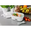 NOVEEN LB310 Electric Lunch Box Pilka – nešiojamas maisto šildytuvas, USB maitinamas, vieno skyriaus