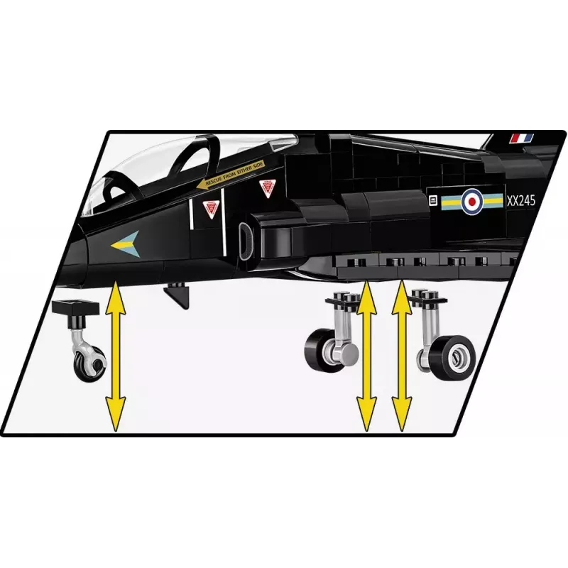 Konstrukcinis rinkinys Cobi BAe Hawk T1 modelis 5845 detalės
