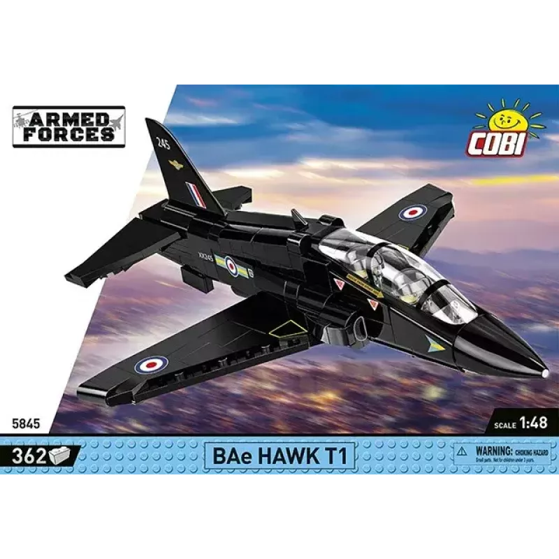Konstrukcinis rinkinys Cobi BAe Hawk T1 modelis 5845 detalės