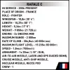 Konstrukcinis blokų rinkinys Cobi Rafale C, 551 detalė, modelis COBl-5901