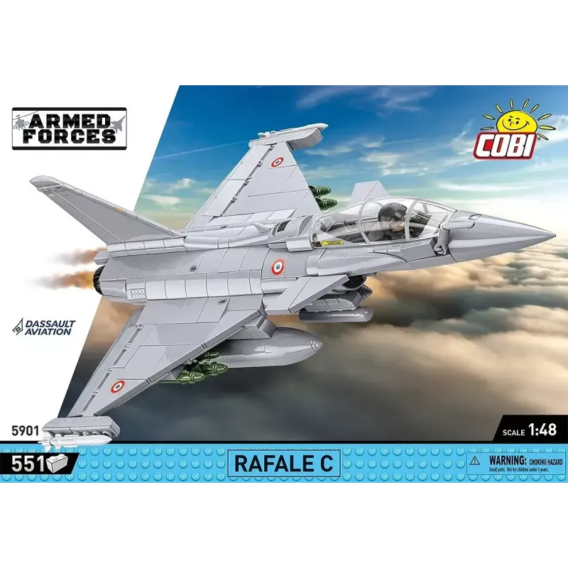Konstrukcinis blokų rinkinys Cobi Rafale C, 551 detalė, modelis COBl-5901