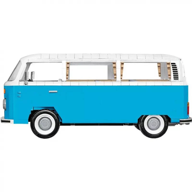 Cobi konstruktorius Volkswagen T2b autobusas, šviesiai mėlynas/baltas, mastelis 1:12