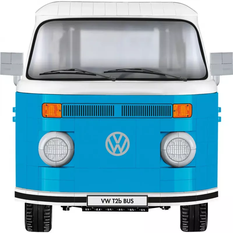 Cobi konstruktorius Volkswagen T2b autobusas, šviesiai mėlynas/baltas, mastelis 1:12