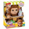 Interaktyvus žaislas Cobi Little Live Pets Monkey MO-26613 – beždžionėlė su garsais ir judesiais