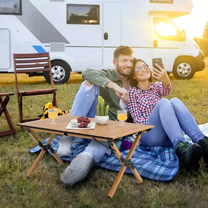 Sulankstomas stalas PROMIS ST90, susukamas, nešiojamas turistinis stalas, vieno vieneto komplektas