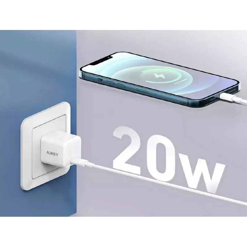 Aukey PA-F5 USB-C Mini 20W PD greitasis įkroviklis