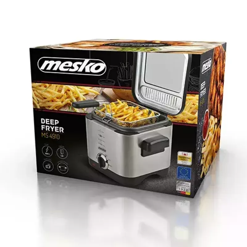 Gruzdintuvė Mesko Home MS 4910 Viena 1,5 L 900 W Juodas satinas plienas