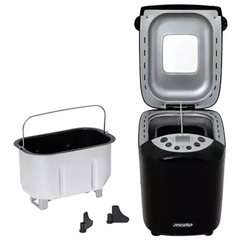 Kepimo aparatas Mesko Home MS 6022 850 W juodas su skaitmeniniu laikmačiu
