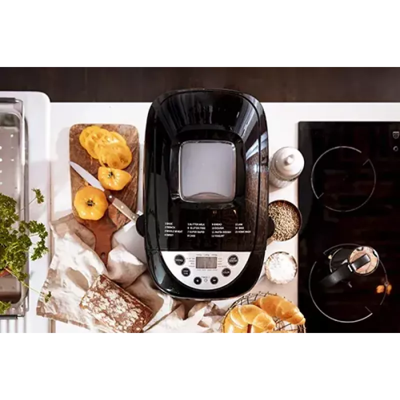 Kepimo aparatas Mesko Home MS 6022 850 W juodas su skaitmeniniu laikmačiu