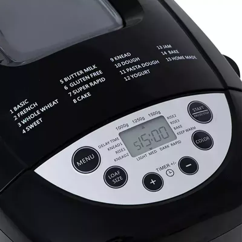 Kepimo aparatas Mesko Home MS 6022 850 W juodas su skaitmeniniu laikmačiu