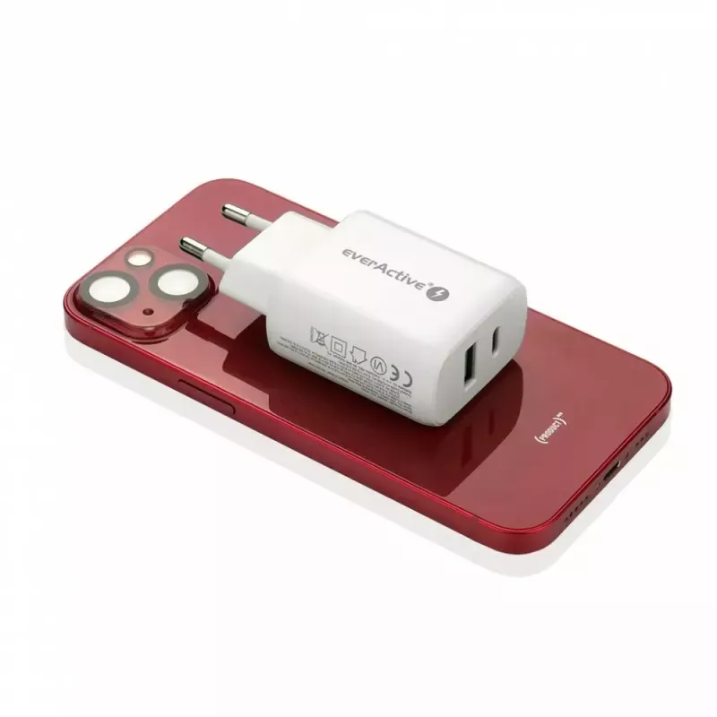 USB-C įkroviklis everActive SC-370Q 25W QC3.0 greitasis įkrovimas
