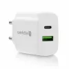 USB-C įkroviklis everActive SC-370Q 25W QC3.0 greitasis įkrovimas