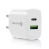 USB-C įkroviklis everActive SC-370Q 25W QC3.0 greitasis įkrovimas