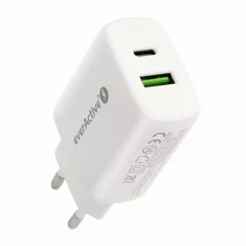 USB-C įkroviklis everActive SC-370Q 25W QC3.0 greitasis įkrovimas