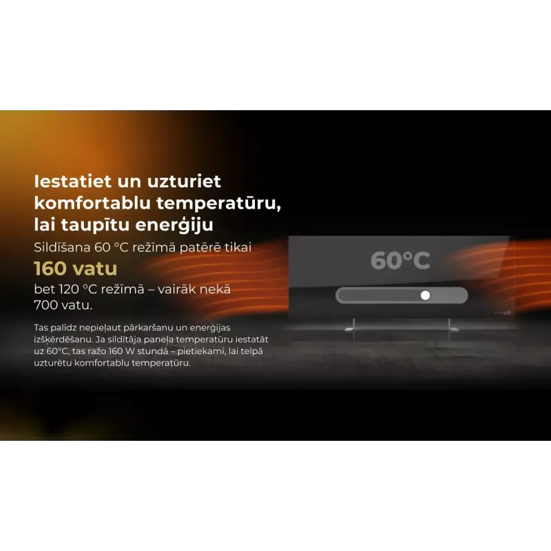 Infragarso elektrinis šildytuvas AENO Premium Eco Smart Heater AGH0005S, pilka