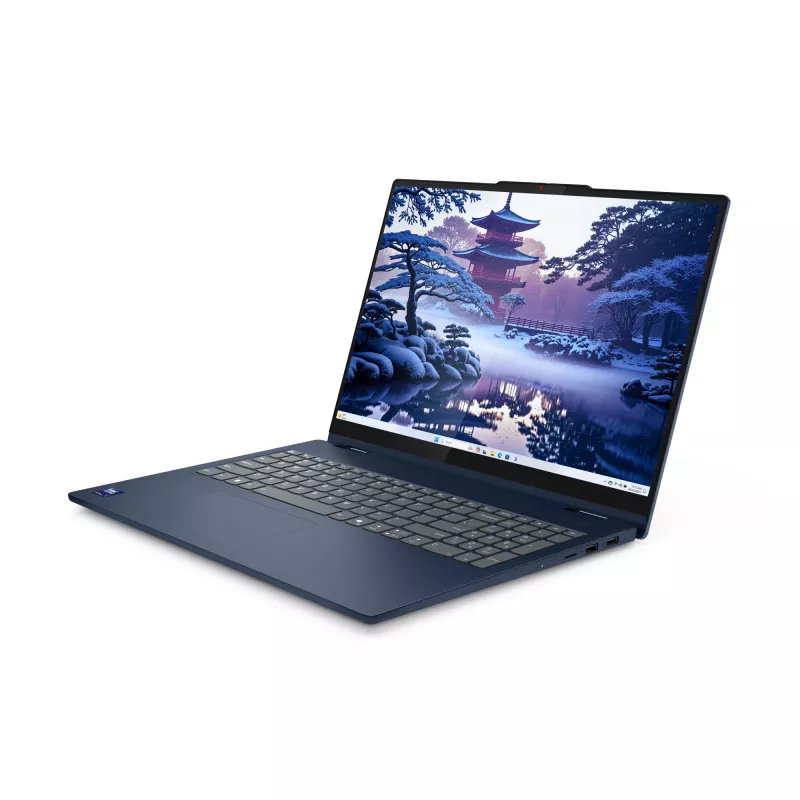 Lenovo IdeaPad 5 2-in-1 16IAL10 nešiojamas kompiuteris hibridas (2-in-1) 40,6 cm (16 colių) jutiklinis ekranas WUXGA 32 GB LPDDR5x-SDRAM 1 TB SSD Wi-Fi 6 (802.11ax) Windows 11 Home mėlynas