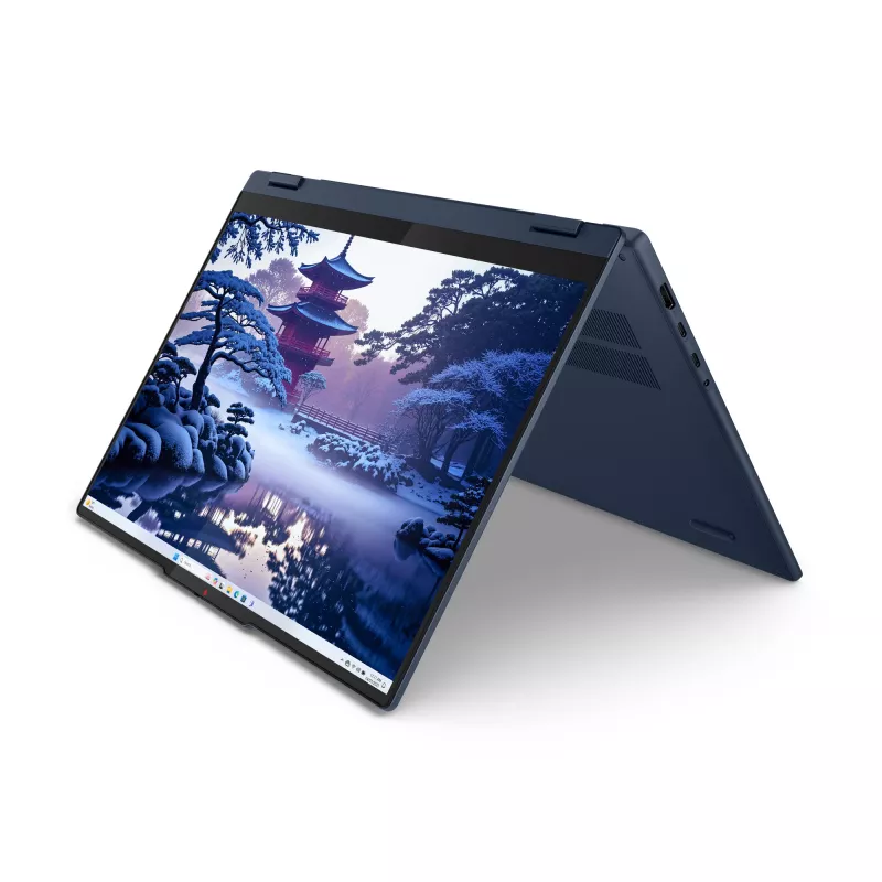 Lenovo IdeaPad 5 2-in-1 16IAL10 nešiojamas kompiuteris hibridas (2-in-1) 40,6 cm (16 colių) jutiklinis ekranas WUXGA 32 GB LPDDR5x-SDRAM 1 TB SSD Wi-Fi 6 (802.11ax) Windows 11 Home mėlynas