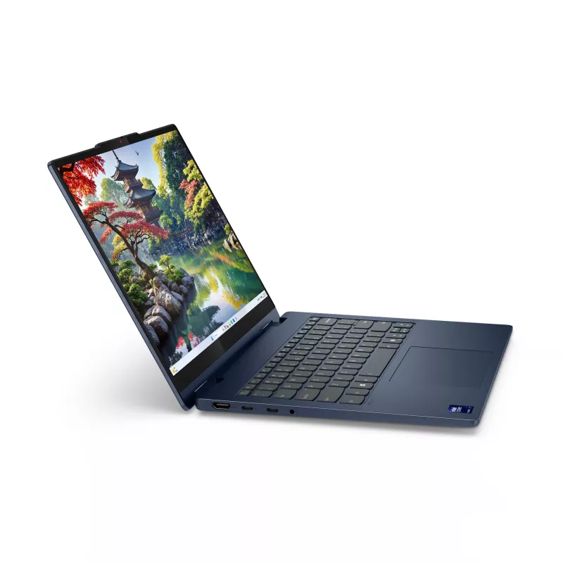 Lenovo IdeaPad 5 2-in-1 16IAL10 nešiojamas kompiuteris hibridas (2-in-1) 40,6 cm (16 colių) jutiklinis ekranas WUXGA 32 GB LPDDR5x-SDRAM 1 TB SSD Wi-Fi 6 (802.11ax) Windows 11 Home mėlynas