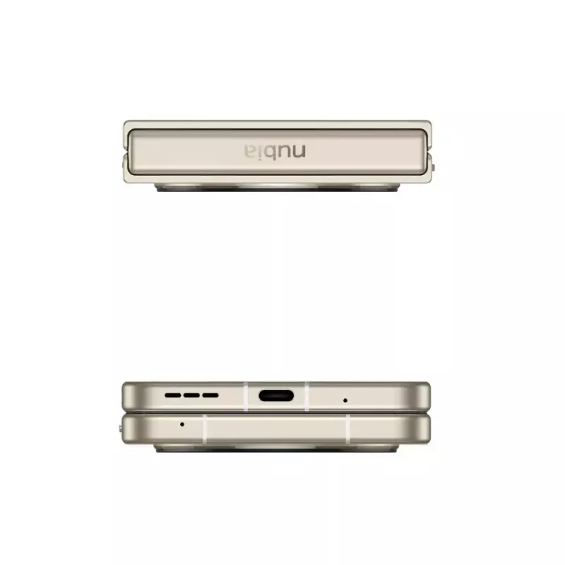 Išmanusis telefonas NUBIA Flip rinkinys su dėklu, ausinėmis ir aušintuvu (Juoda)