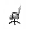 Žaidimų kėdė Huzaro FORCE 4.7 Bucket Seat Pilka — audinys, paminkštinta sėdynė ir atlošas, pakojis, maks. svoris 140 kg, aukštis 113–123 cm