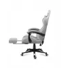 Žaidimų kėdė Huzaro FORCE 4.7 Bucket Seat Pilka — audinys, paminkštinta sėdynė ir atlošas, pakojis, maks. svoris 140 kg, aukštis 113–123 cm